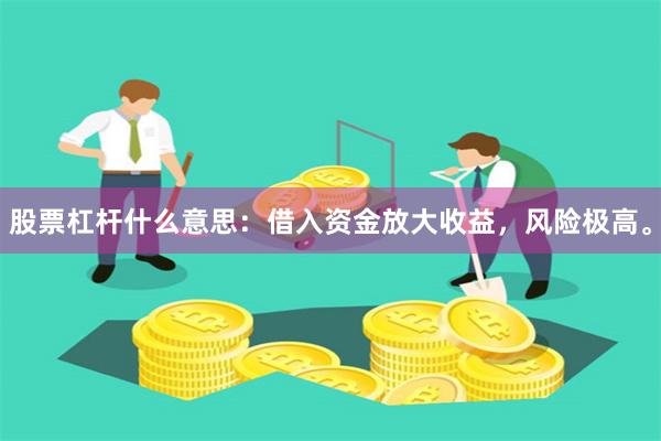 股票杠杆什么意思：借入资金放大收益，风险极高。